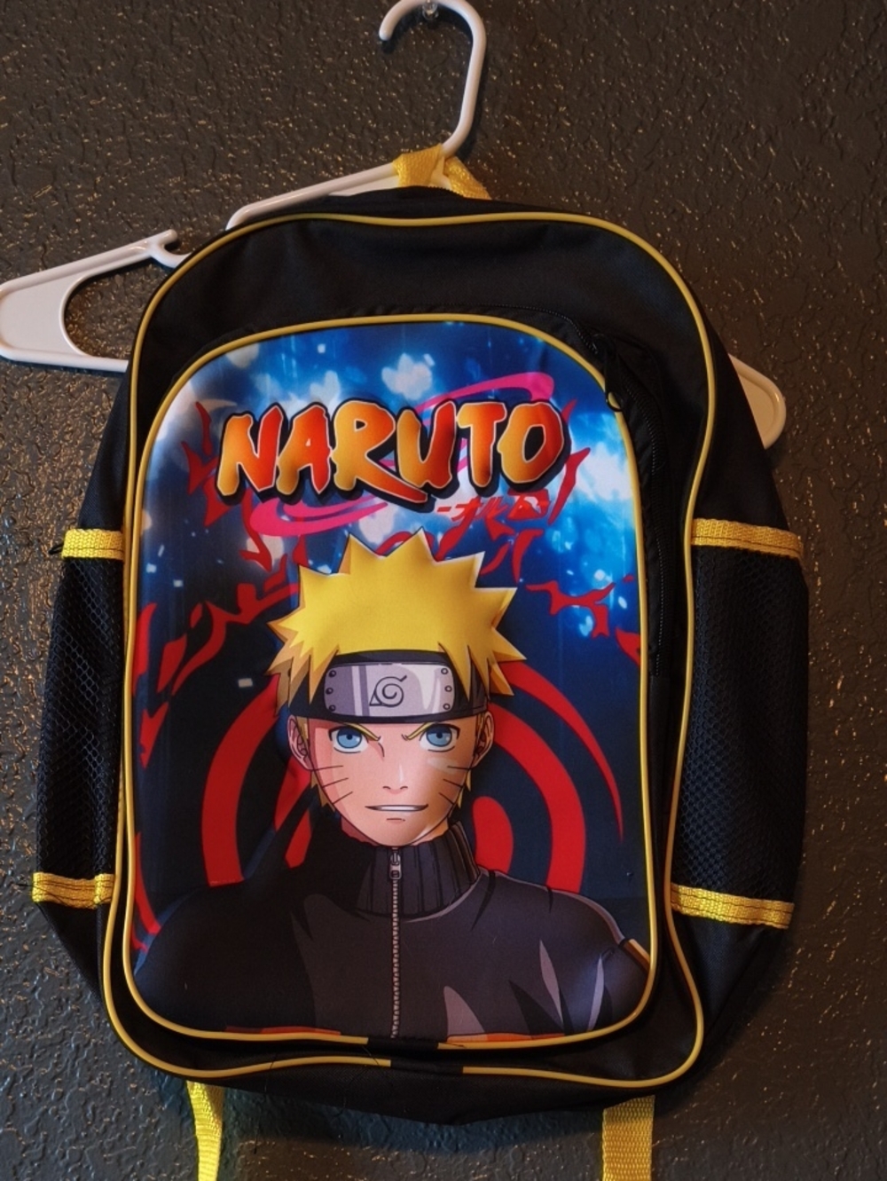 Naruto Black & Yellow Boys' Backpack